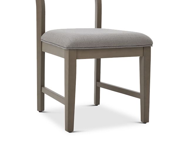 Zurich Gray Slat Side Chair