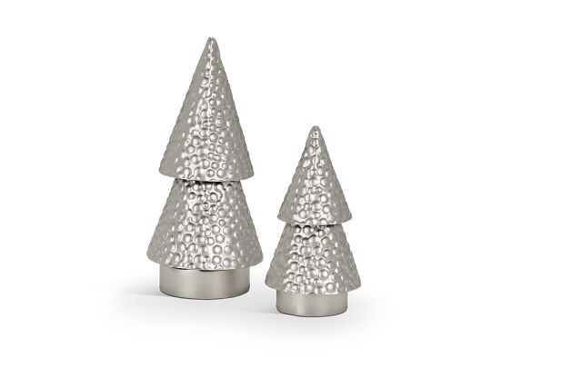 Noella Silver Small Tree Sculpture
