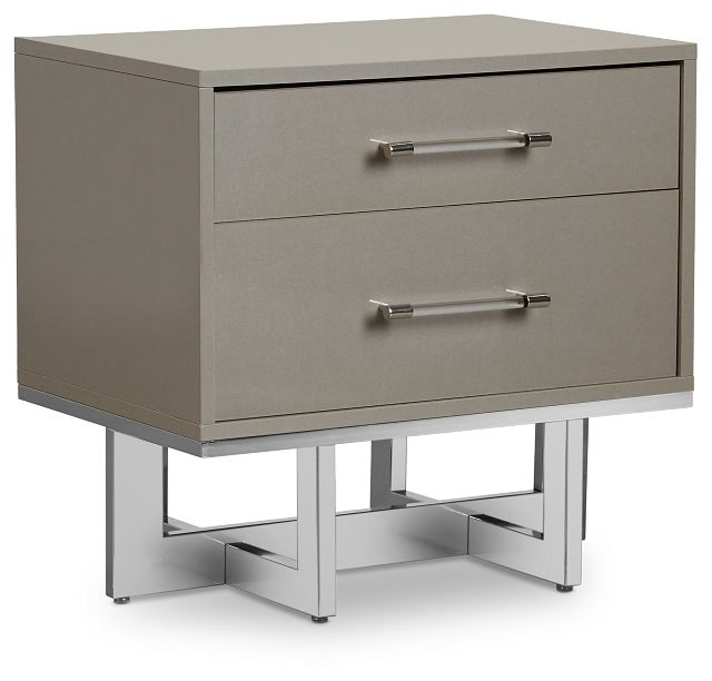 champagne color nightstand