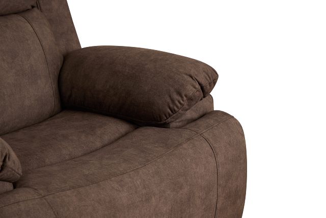 Benson Brown Micro Recliner