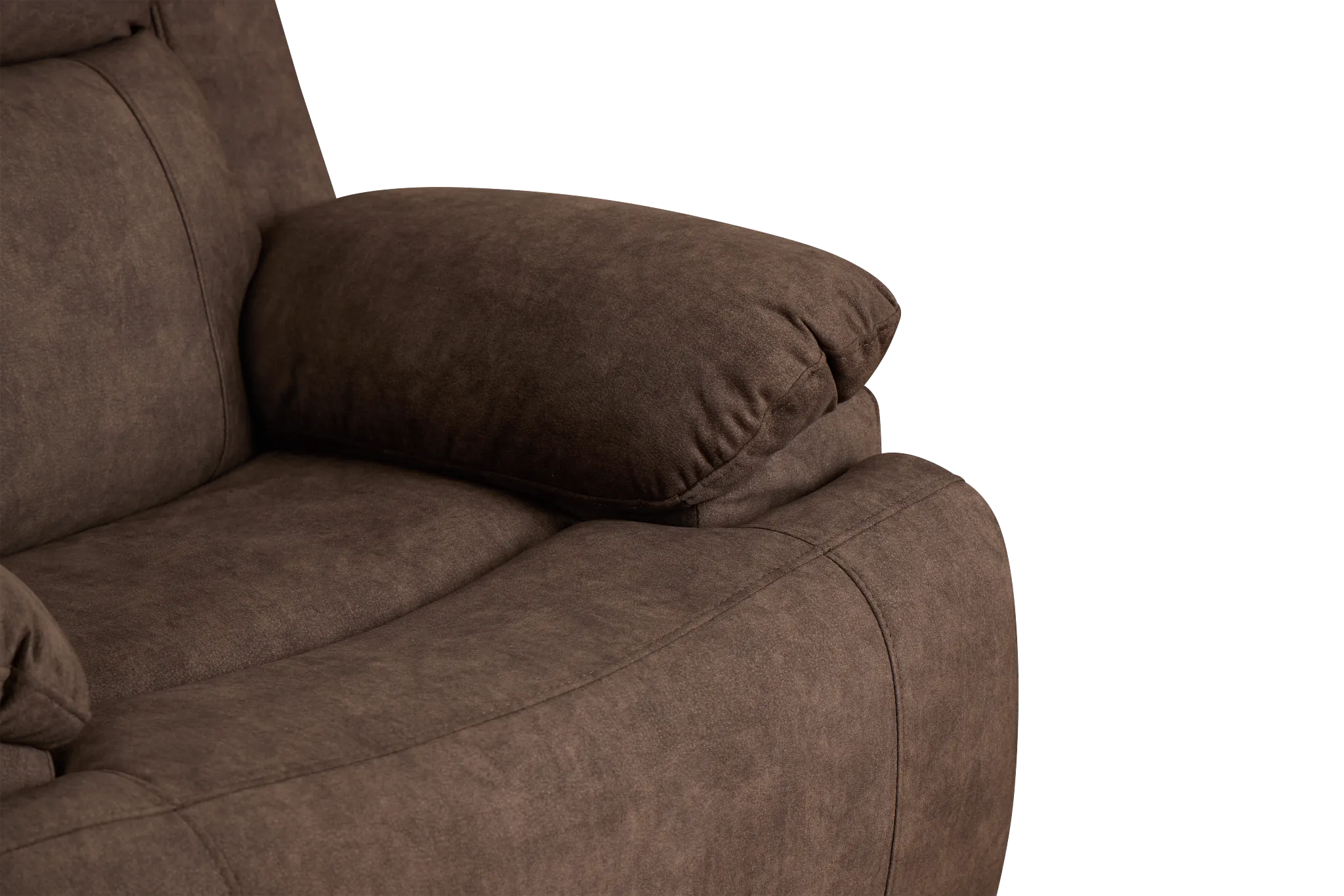 Benson Brown Micro Recliner