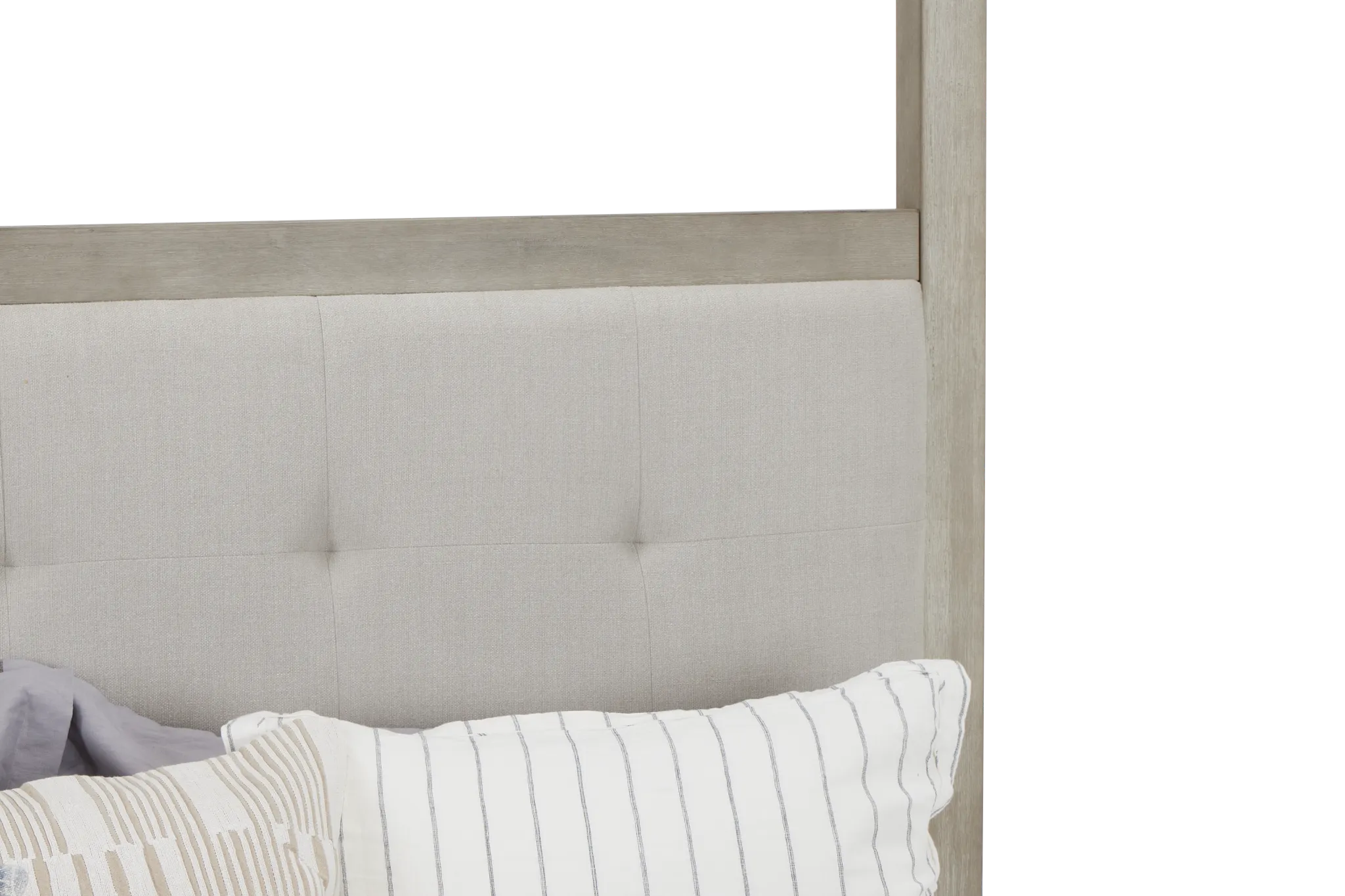 Madden Light Tone Uph Canopy Bed