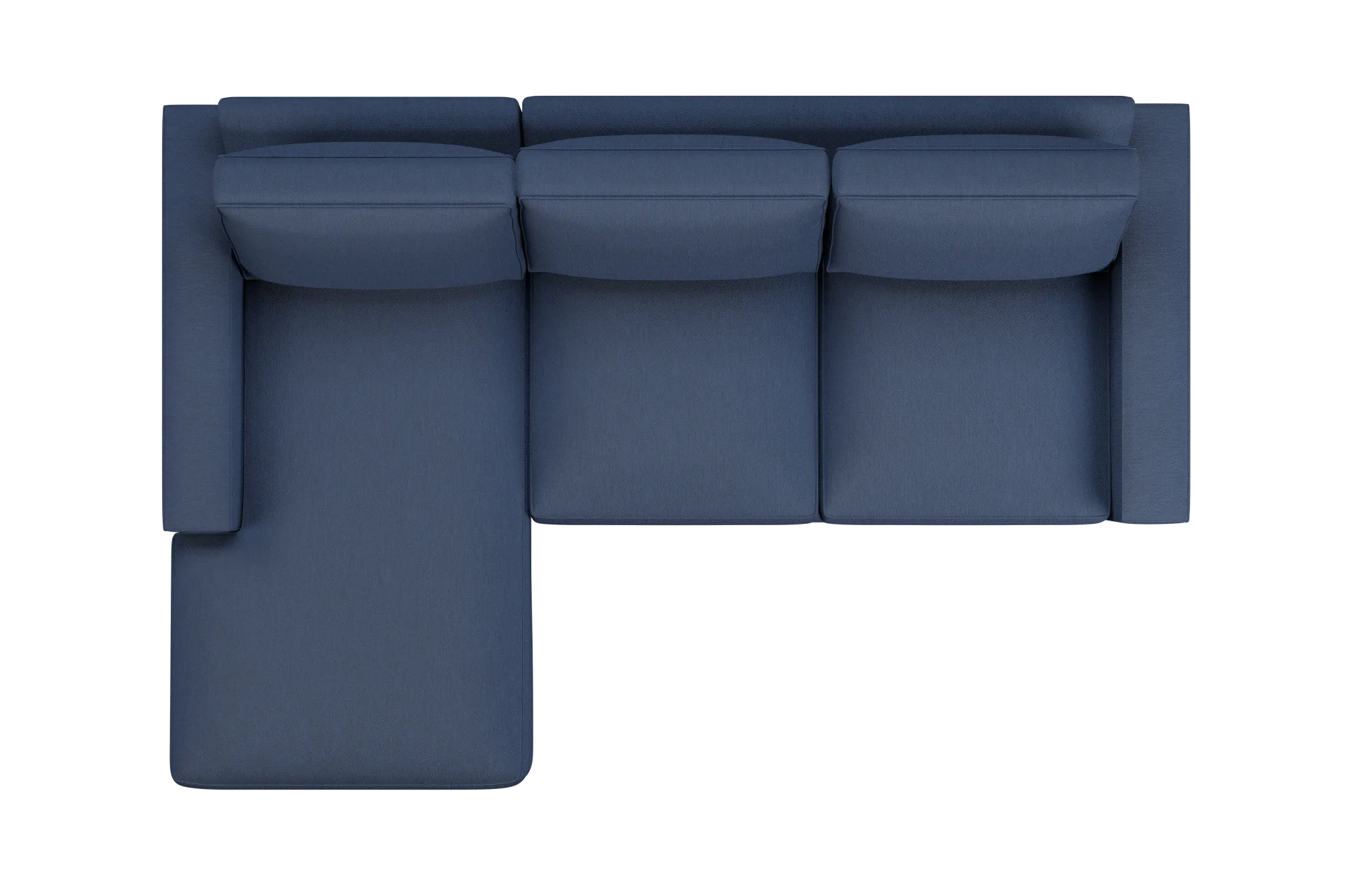 Edgewater Revenue Dark Blue Left Chaise Sectional