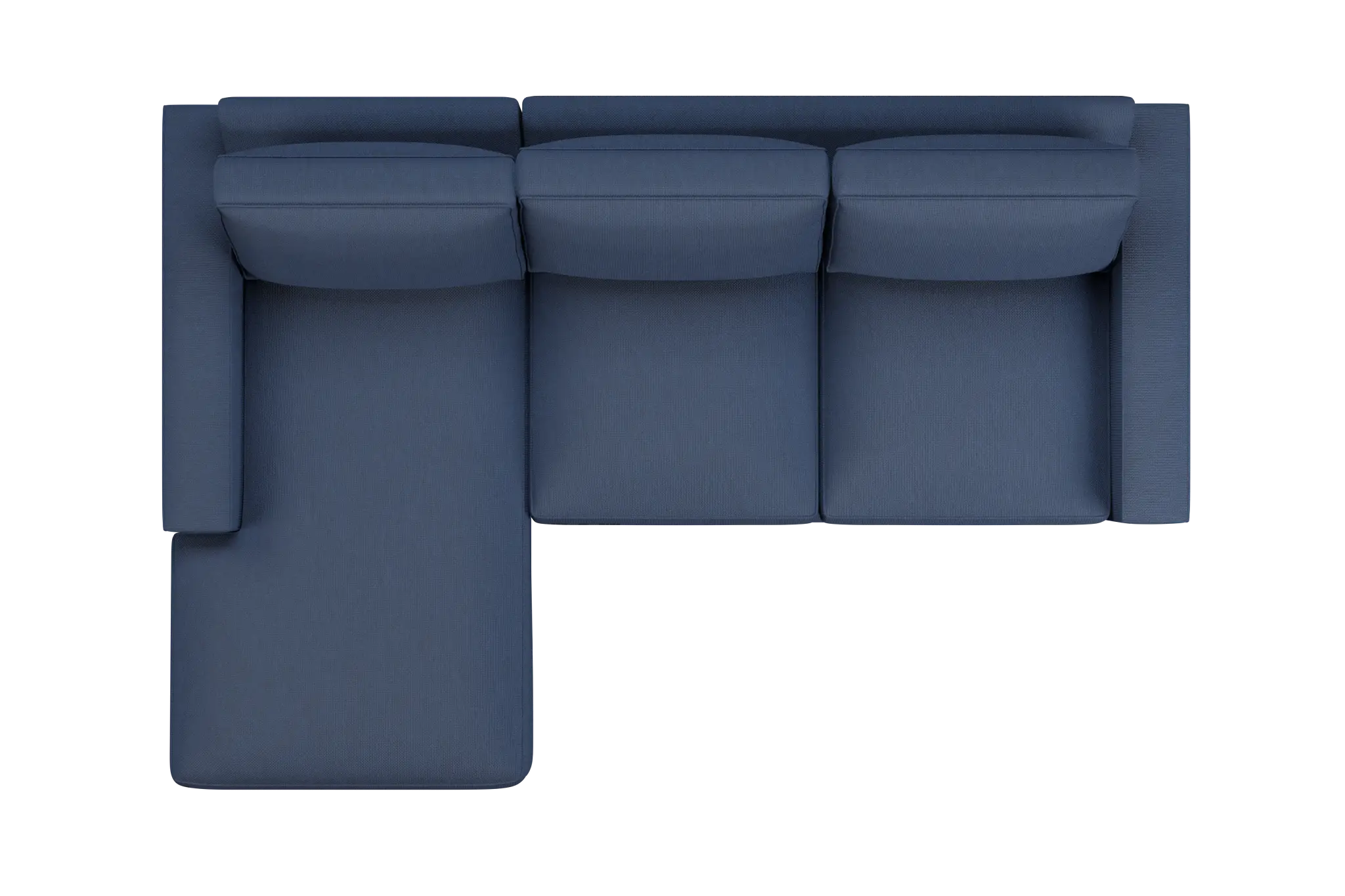 Edgewater Revenue Dark Blue Left Chaise Sectional Edgewater Revenue Dark Blue Left Chaise Sectional