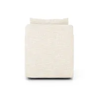 Four Hands Banks Ivory Slipcover Swivel Accent Chair
