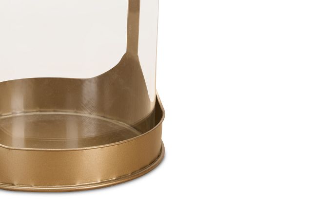 Evita Gold Small Lantern