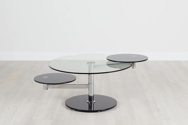 Dalston Glass Round Coffee Table