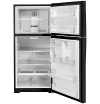 Ge Profile 22 Series Black Top Freezer Refrigerator