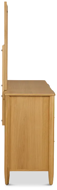Stockton Light Tone Dresser & Mirror
