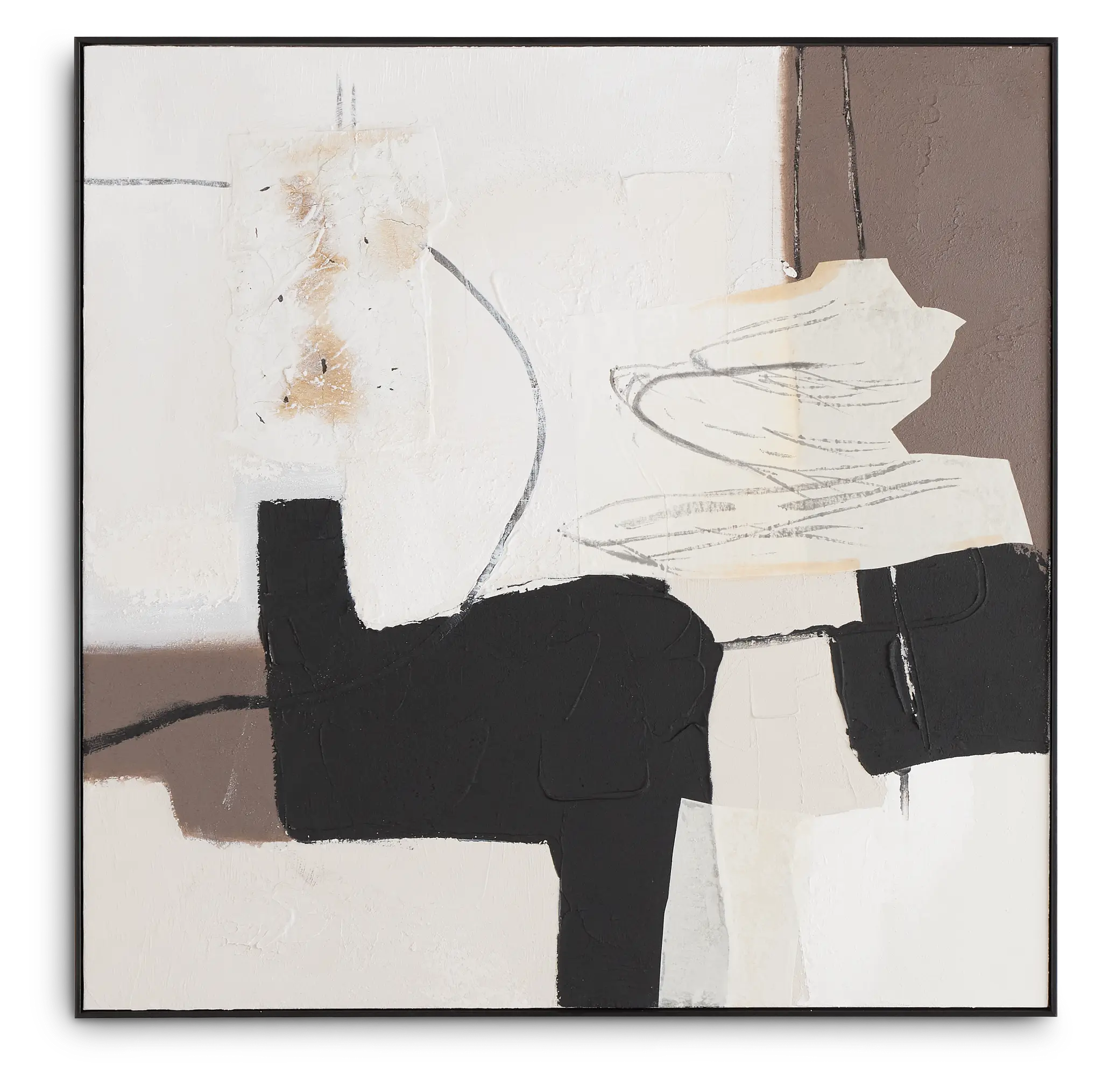 Zhaleh Black Canvas Wall Art Zhaleh Black Canvas Wall Art