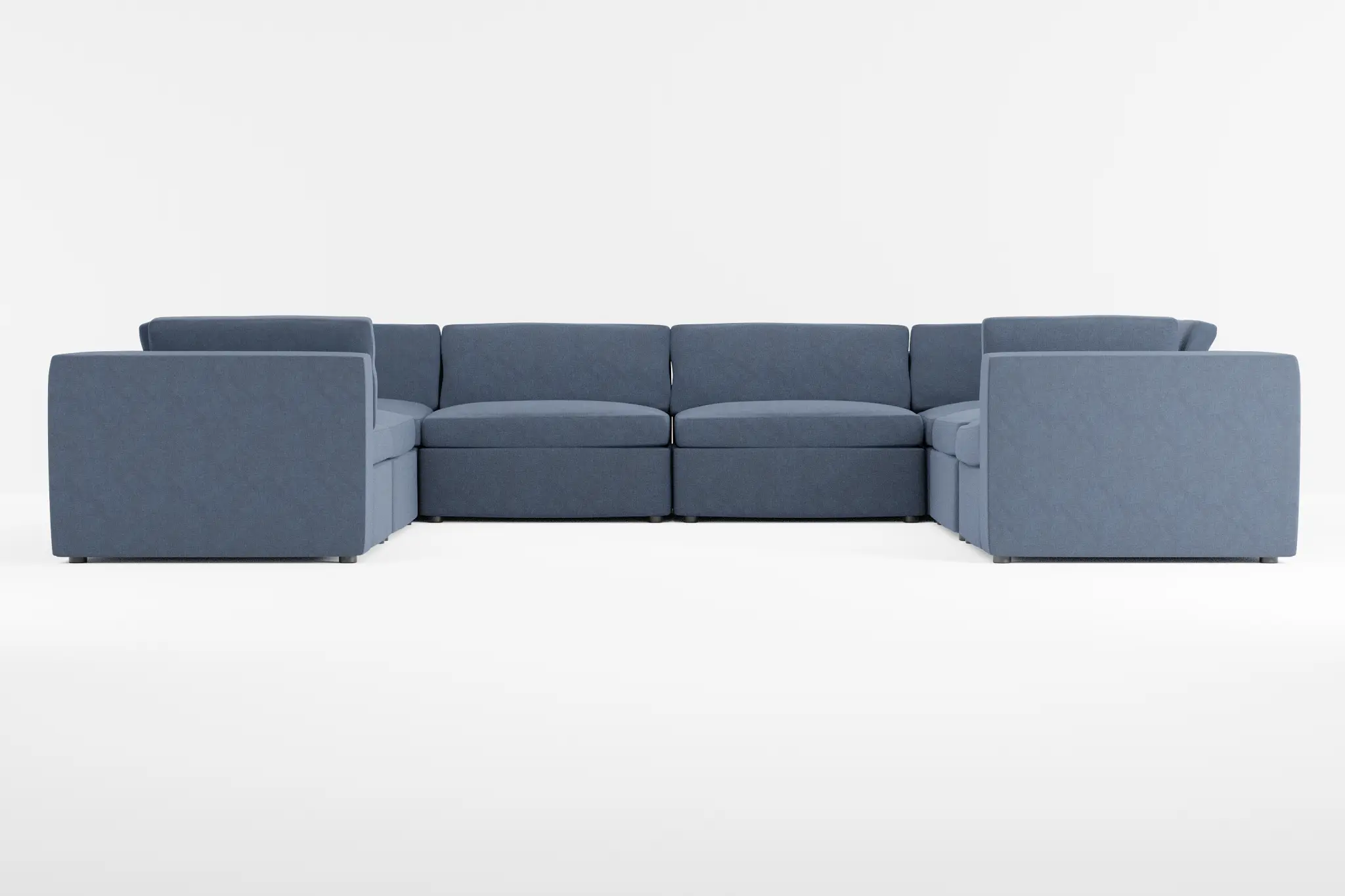 Destin Maguire Blue Fabric 8-piece Modular Sectional Destin Maguire Blue Fabric 8-piece Modular Sectional