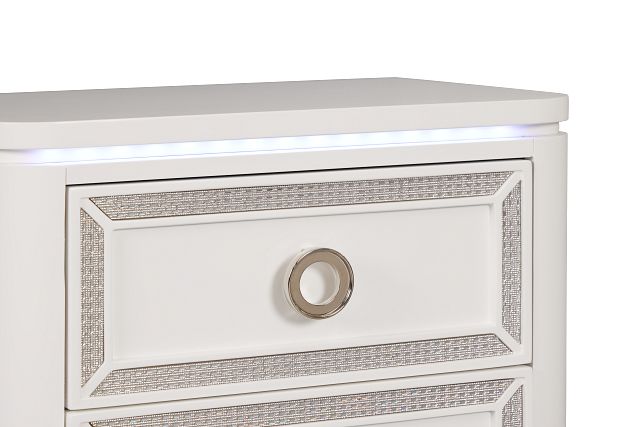 Milan White Youth Nightstand