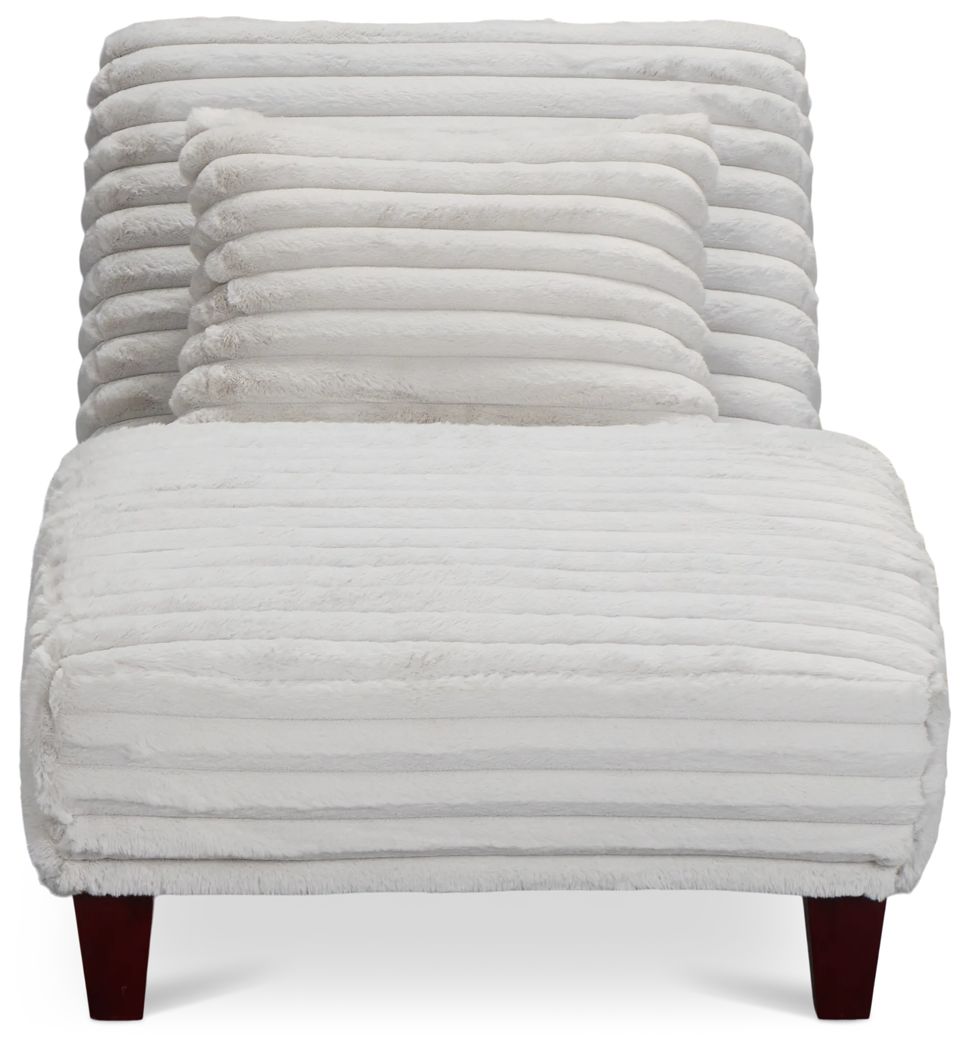 Kylie Light Gray Fabric Chaise