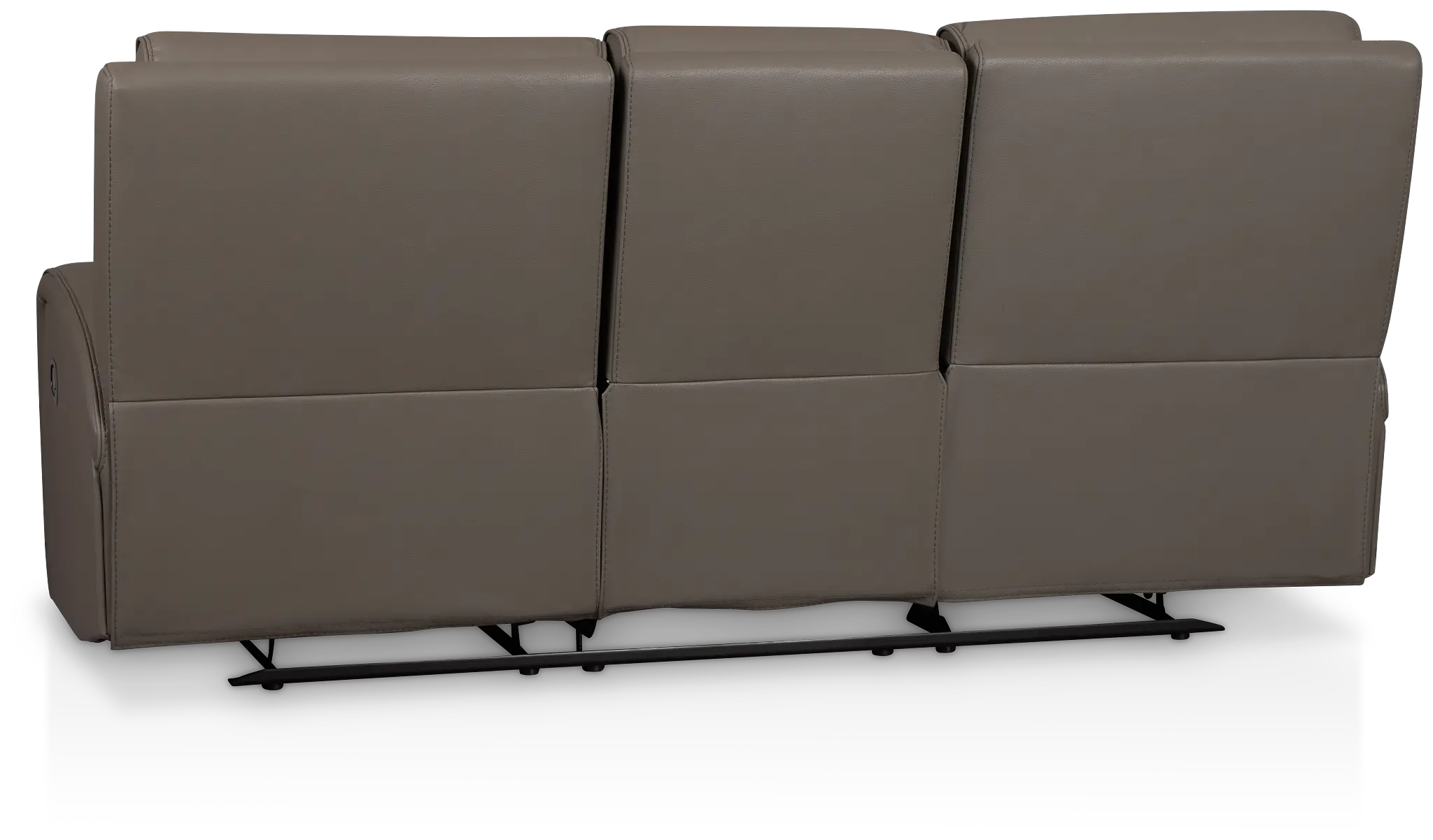 Rhett Gray Micro Reclining Sofa Rhett Gray Micro Reclining Sofa