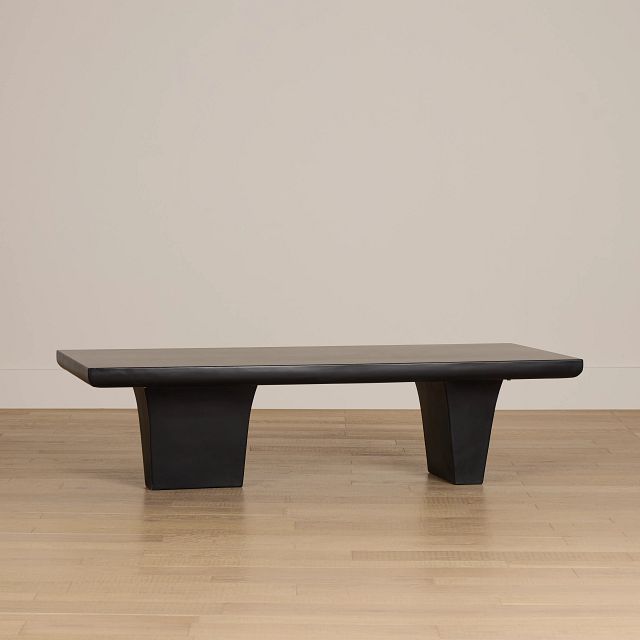Highland Black Rectangular Coffee Table