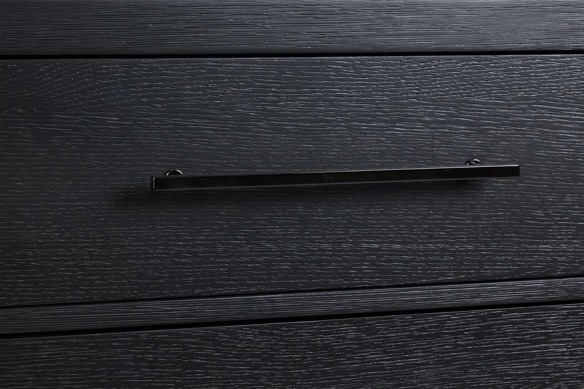 Alden Black Dresser & Mirror