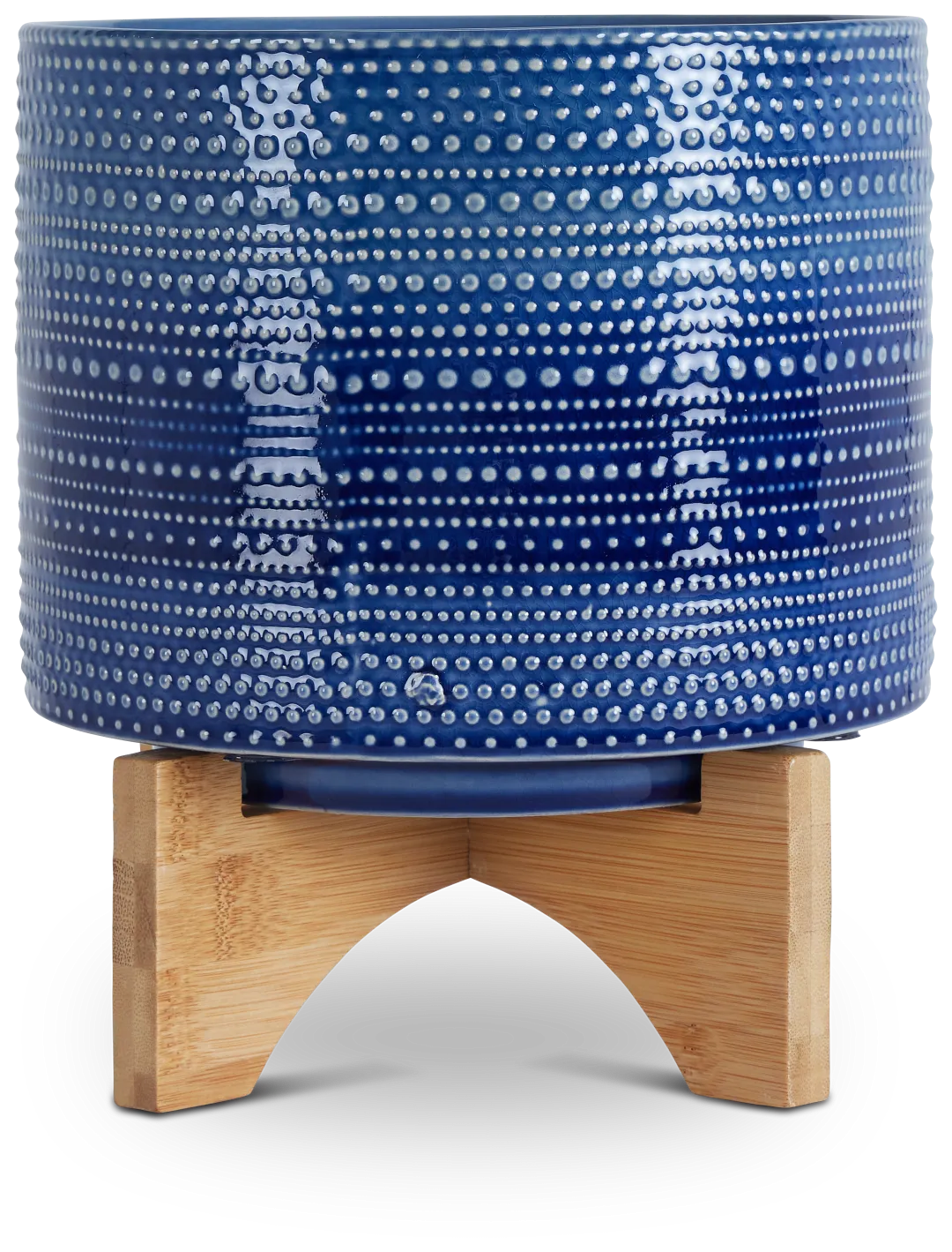 Jessica Blue Medium Planter