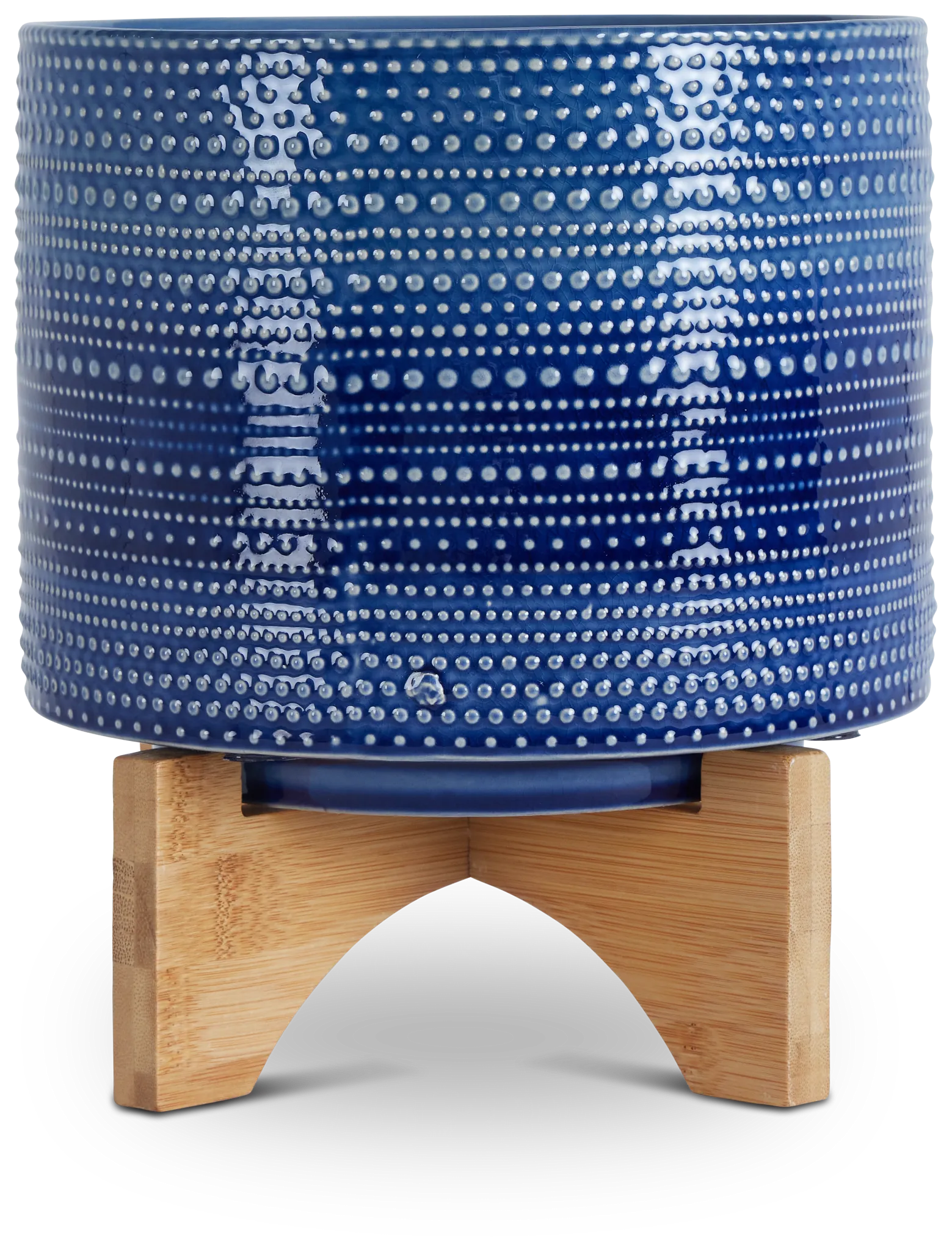 Jessica Blue Medium Planter