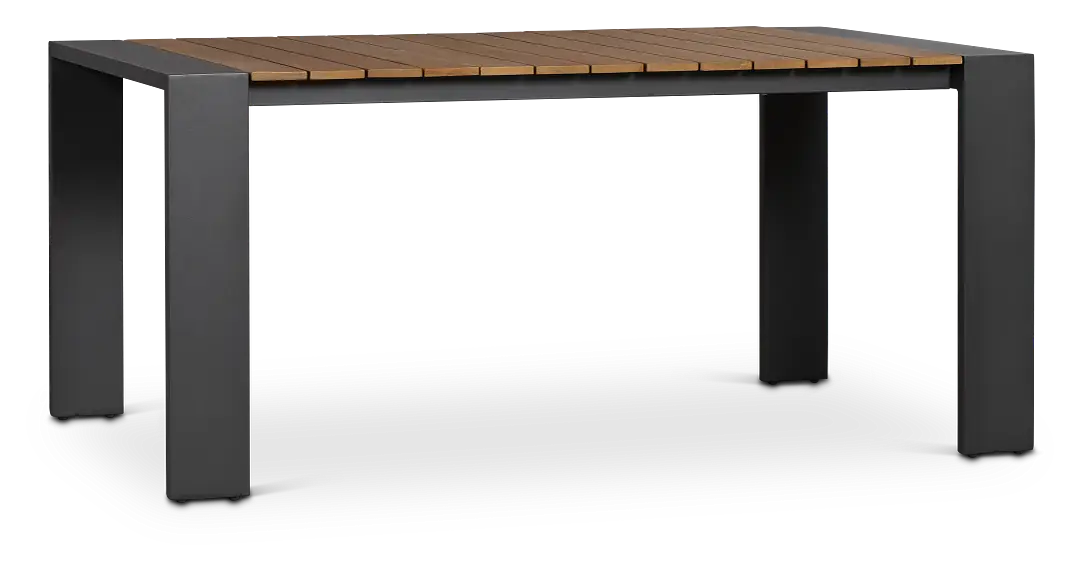 Sunrise Dark Gray Teak 65" Rectangular Table Sunrise Dark Gray Teak 65" Rectangular Table