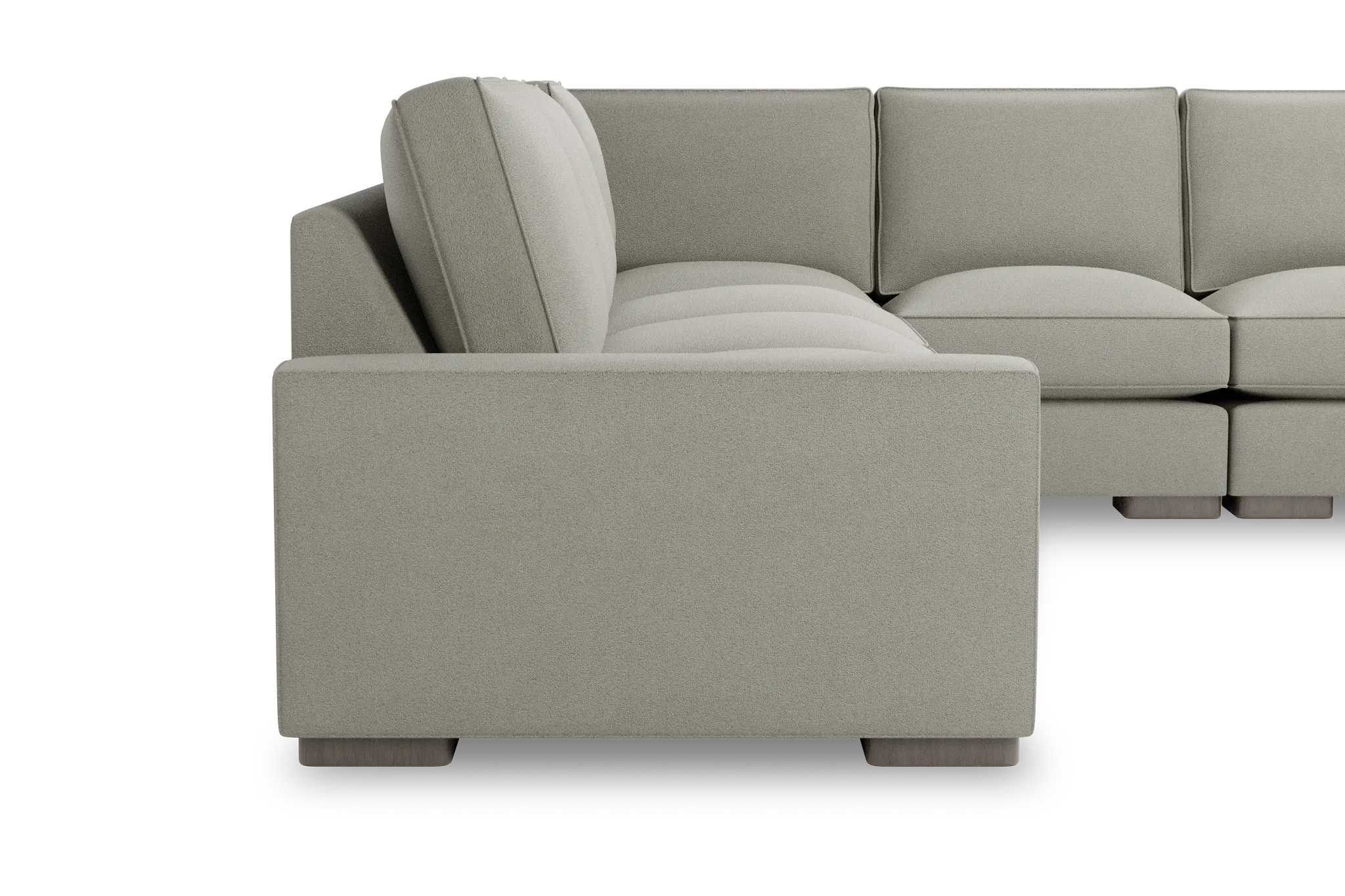 Edgewater Elite Gray Large Two-arm Sectional