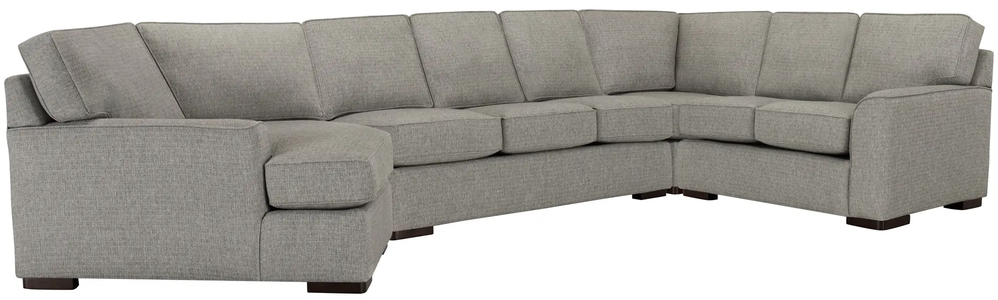 Austin Gray Fabric Left Cuddler Innerspring Sleeper Sectional Austin Gray Fabric Left Cuddler Innerspring Sleeper Sectional