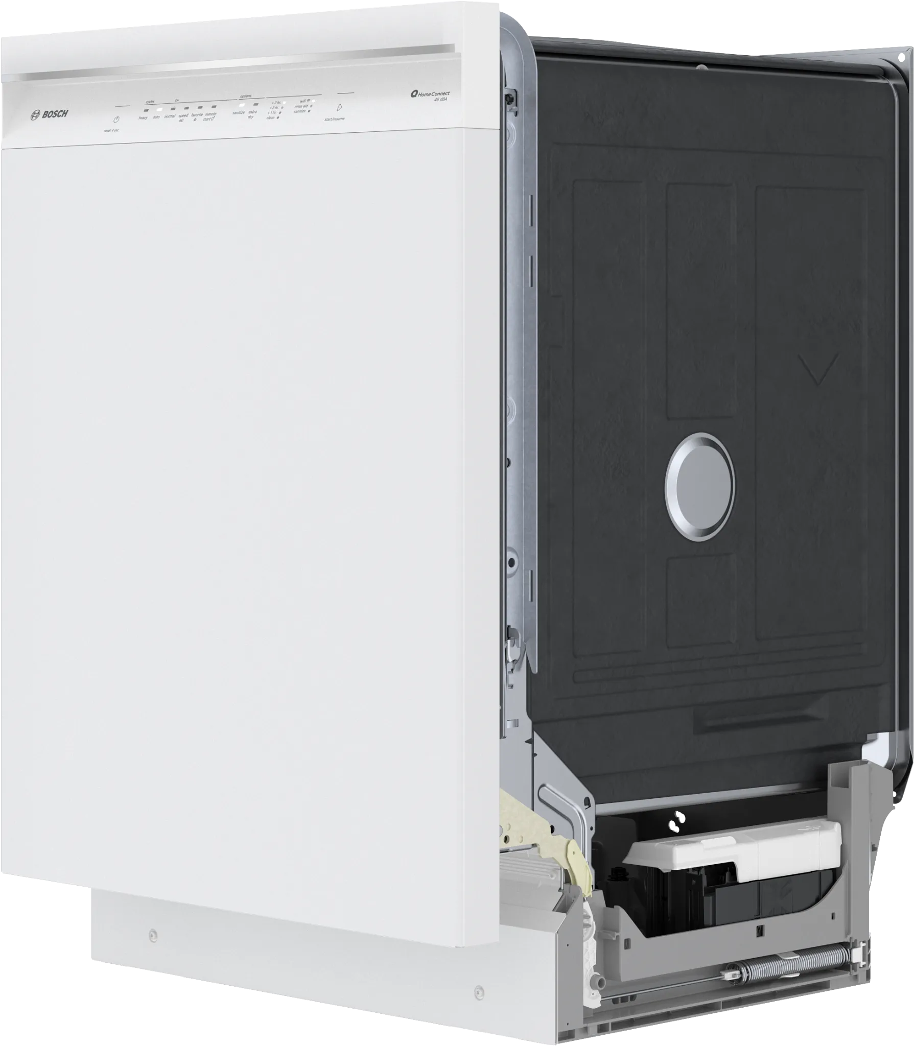 Bosch 300 Series White 24" Built In Dishwasher