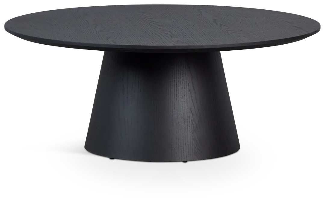 Nomad Black Round Coffee Table