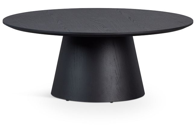 Nomad Black Round Coffee Table