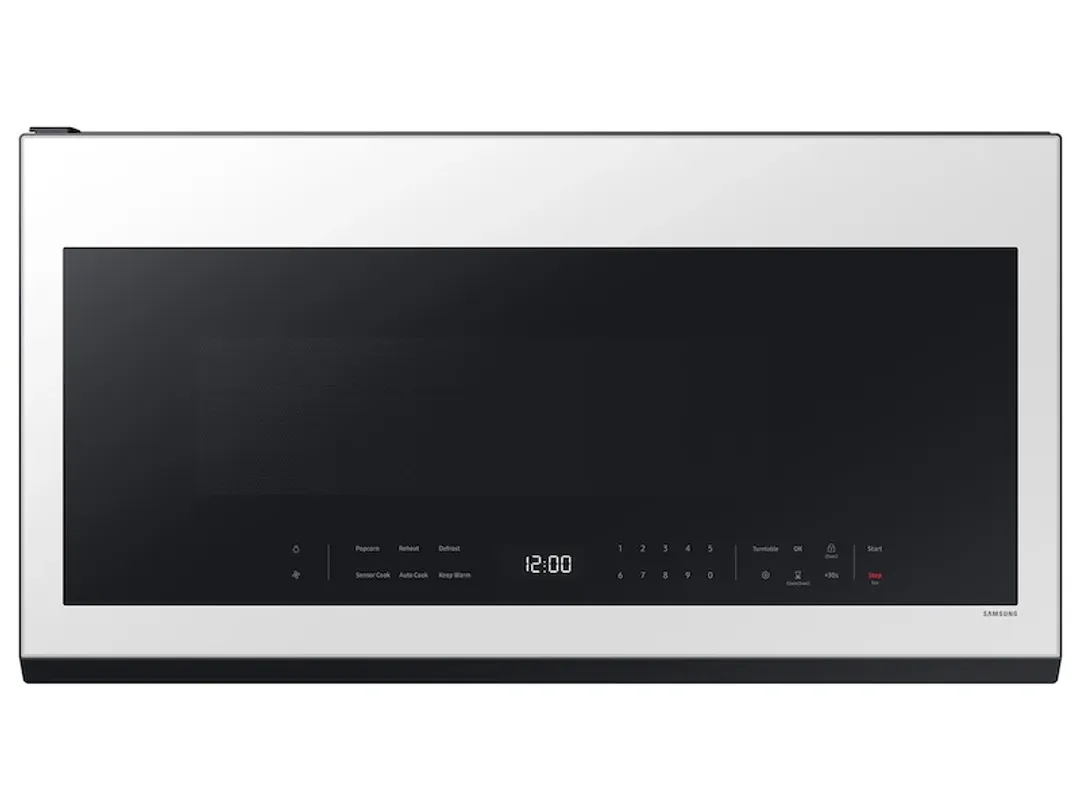Samsung Bespoke Series White Over-the-range Microwave