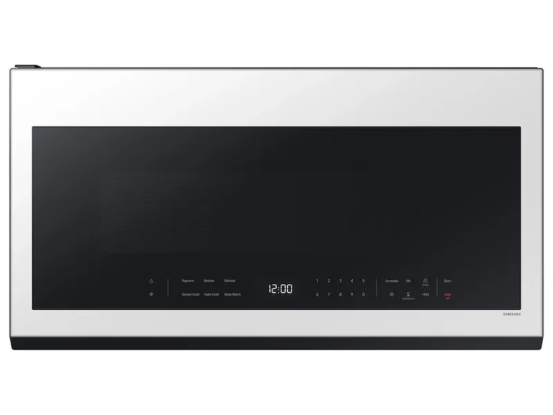 Samsung Bespoke Series White Over-the-range Microwave