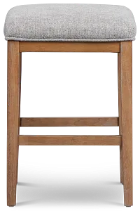Provo Gray 24" Upholstered Barstool