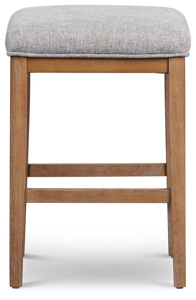 Provo Gray 24" Upholstered Barstool