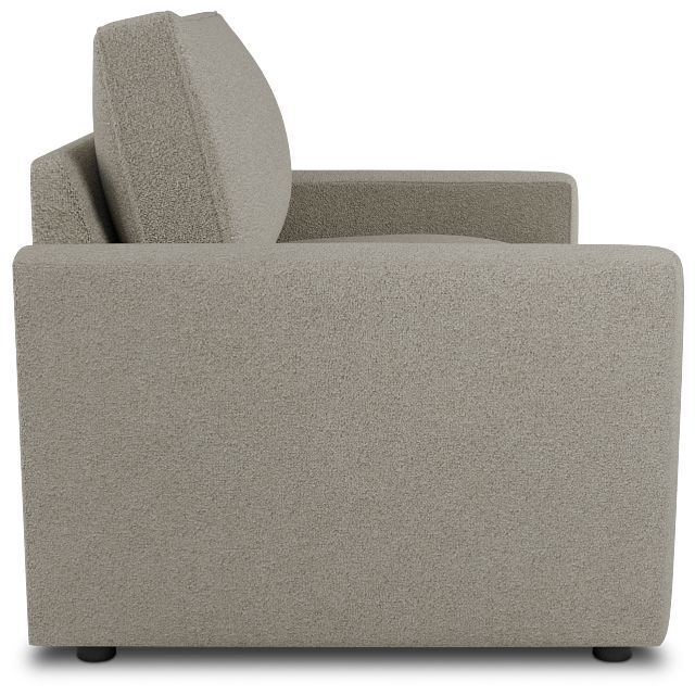 Siesta Elite Gray Fabric Memory Foam Sleeper