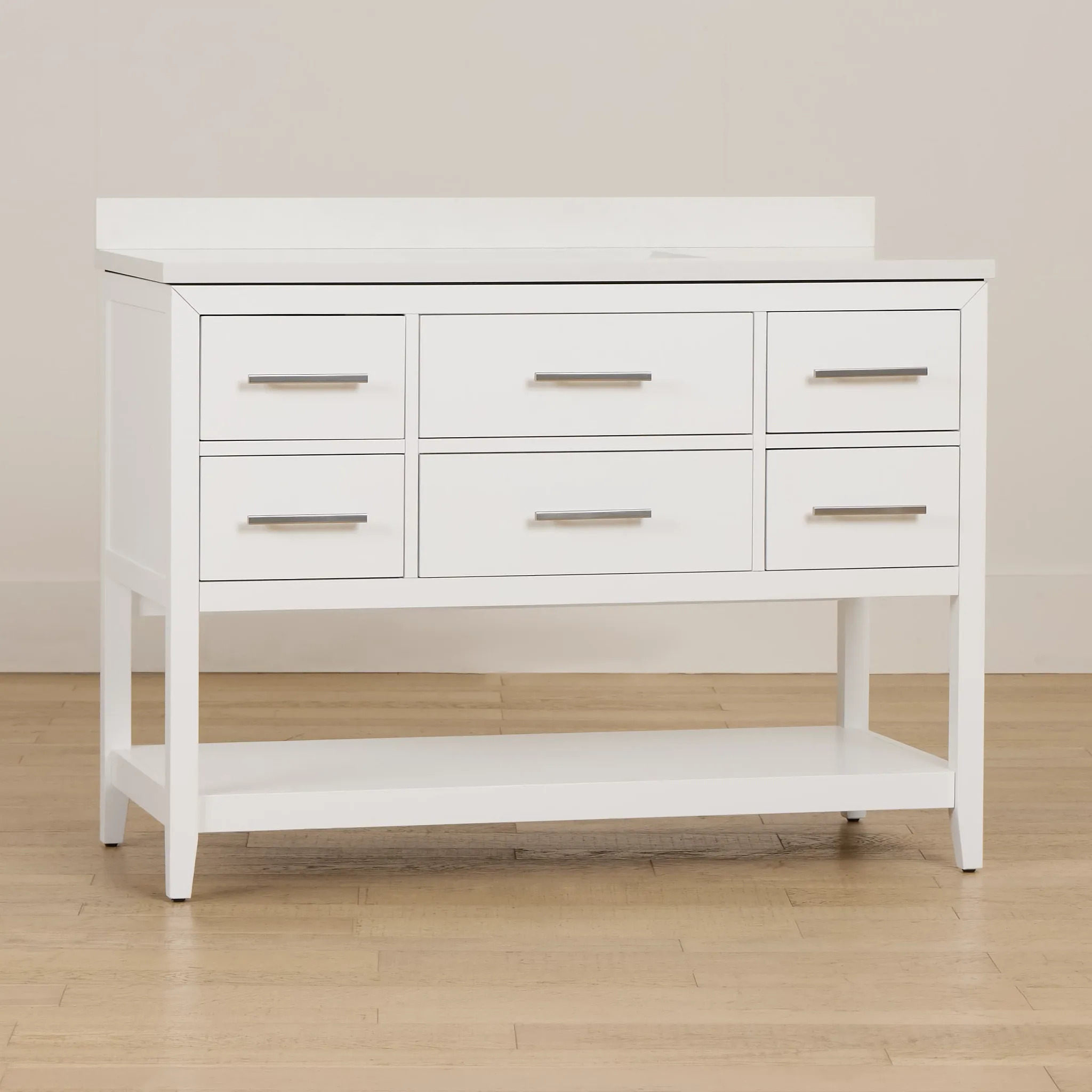 Alden White 48" Single Bathroom Vanity