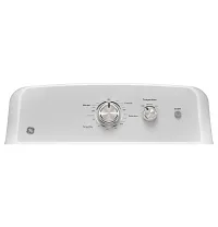 Ge 38 Series White Front Load Gas Dryer