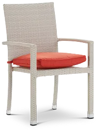 Bahia Orange Arm Chair