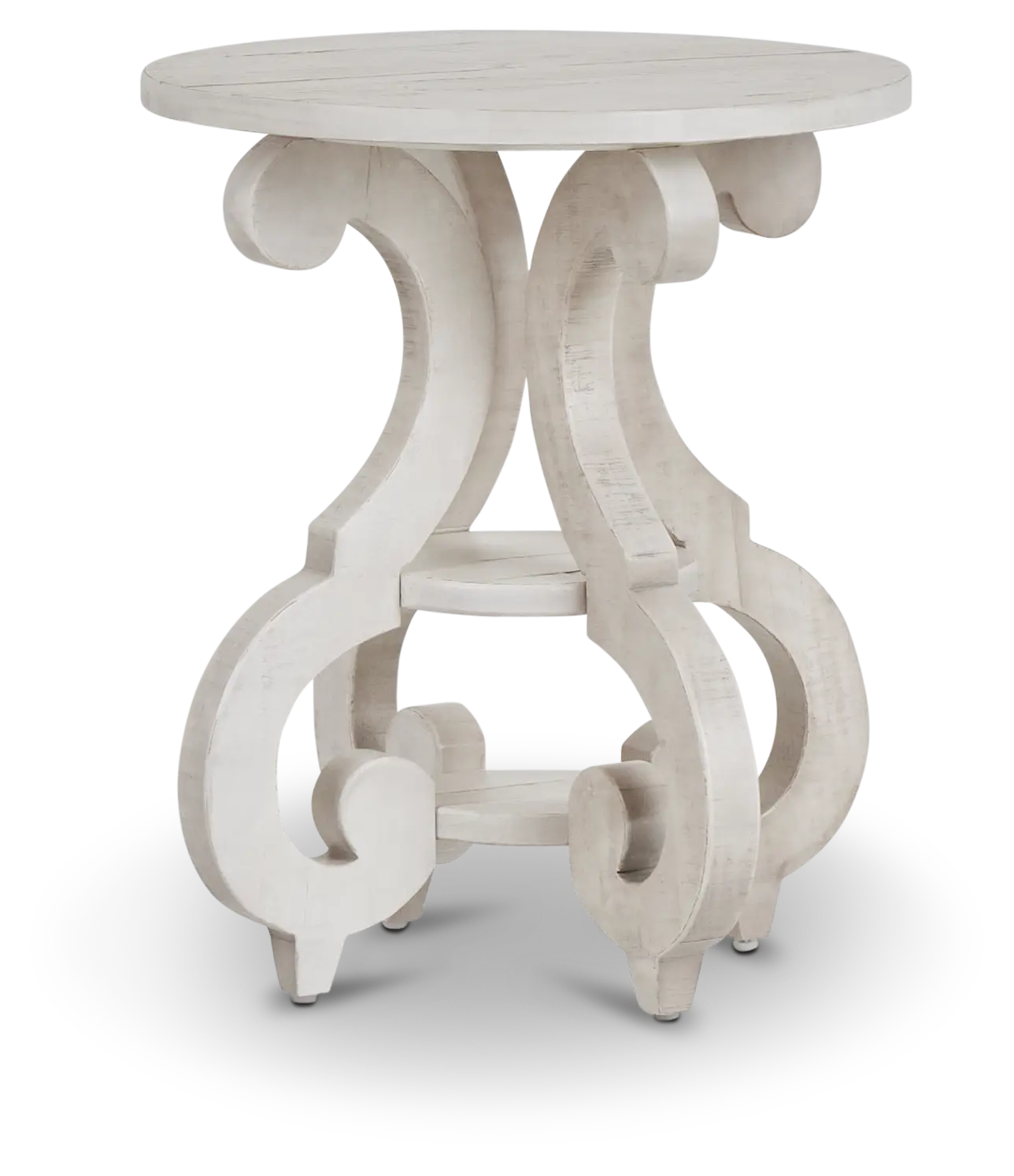 Sonoma Ivory Round End Table Sonoma Ivory Round End Table