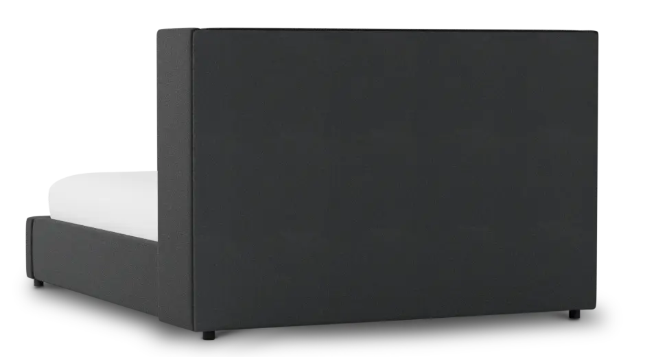 Captiva Elite Black 48" Upholstered Shelter Bed Captiva Elite Black 48" Upholstered Shelter Bed