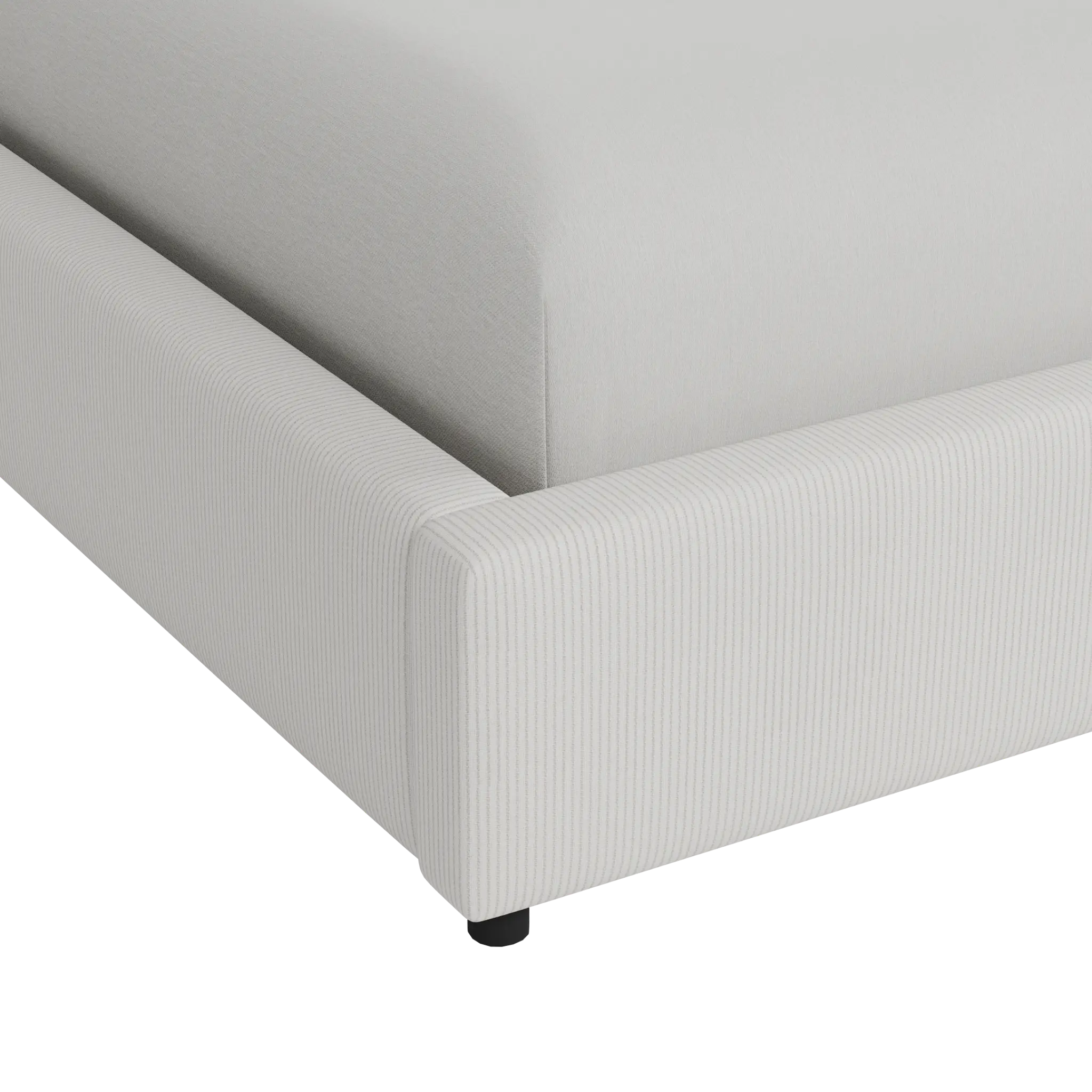 Grayton Lucy Light Beige 44" Upholstered Platform Bed Grayton Lucy Light Beige 44" Upholstered Platform Bed