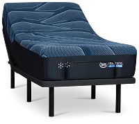 Iseries Nxg 2500 12.5" Plush Baselogic Gold Adjustable Base Mattress Set