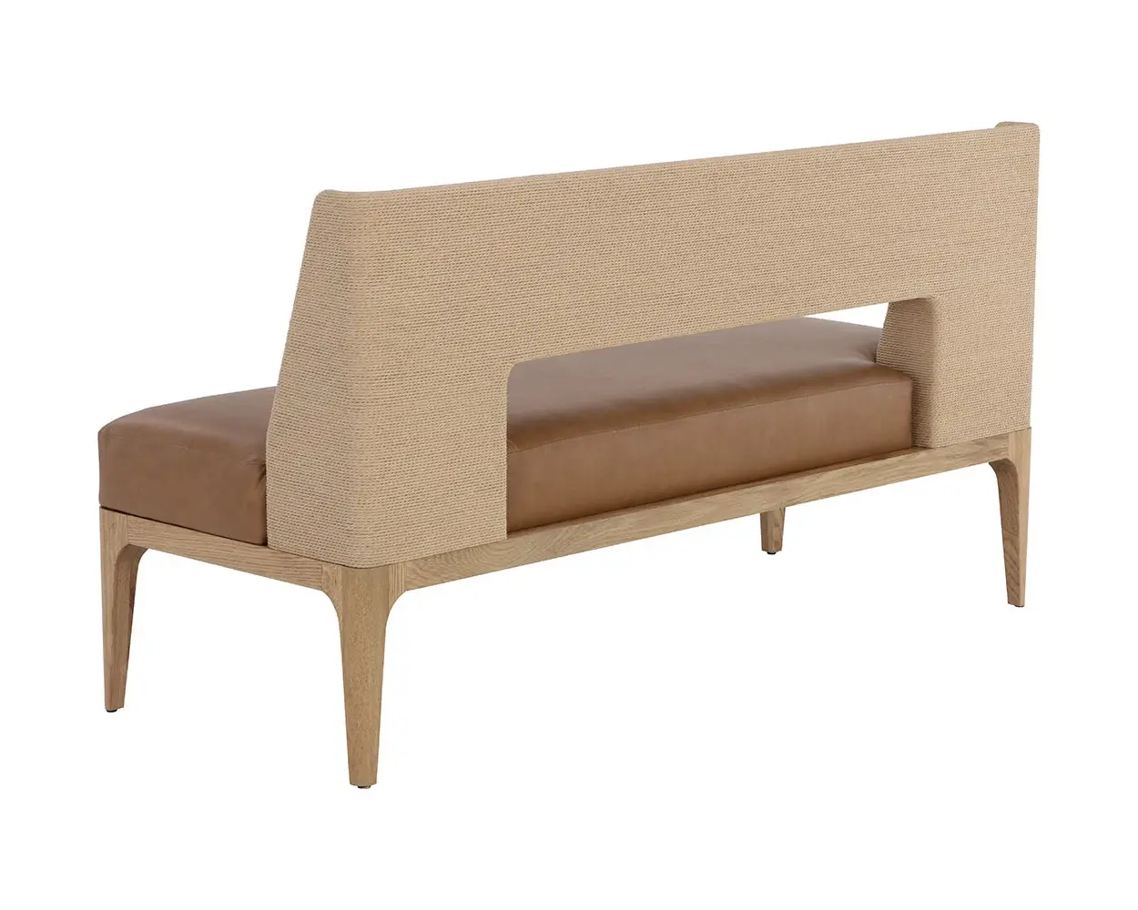 Joelle Brown Upholstered Dining Bench Joelle Brown Upholstered Dining Bench