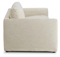 Willow 102" Light Beige Fabric Sofa
