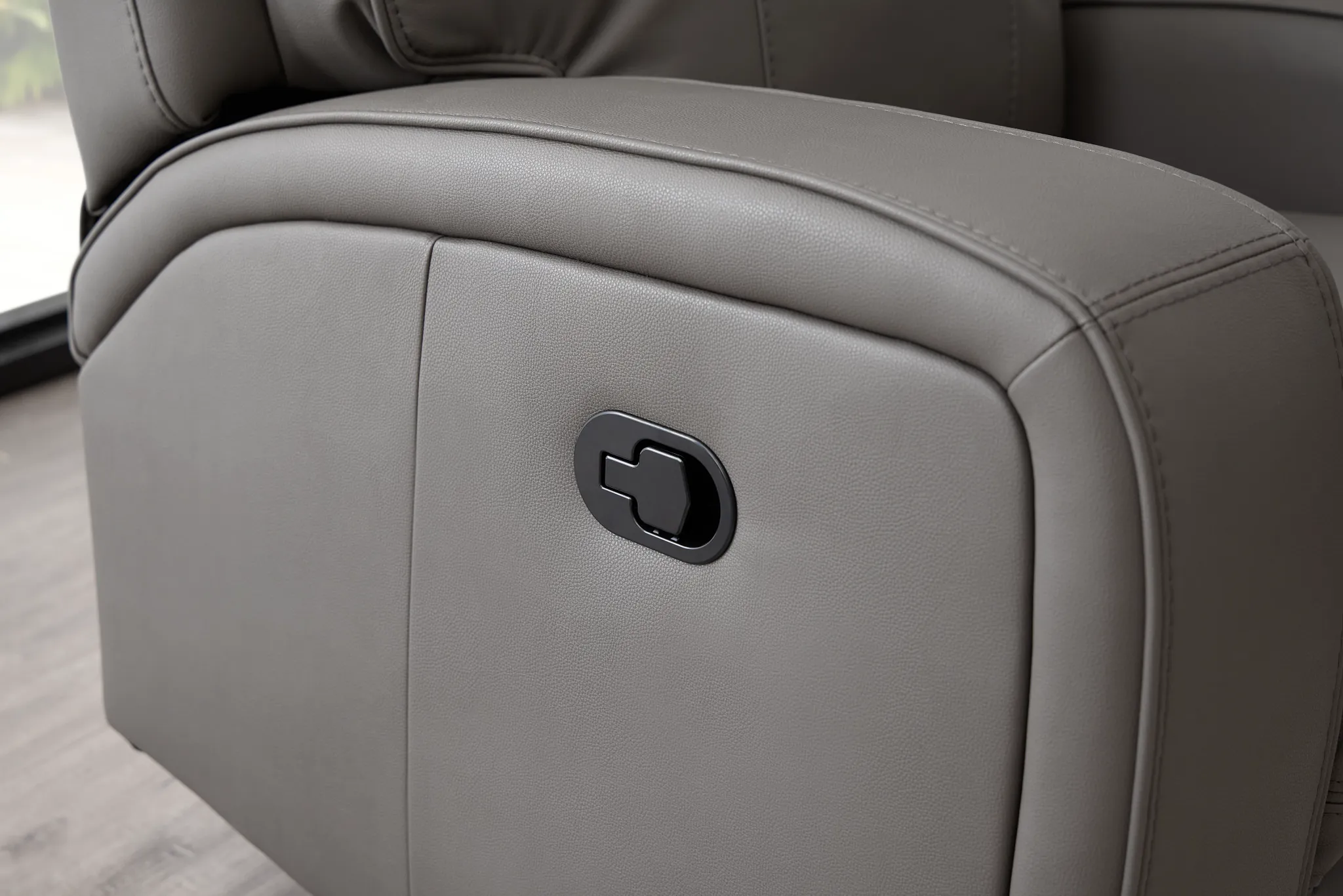 Rhett Gray Micro Recliner