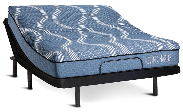 Kevin Charles Crestview Hybrid Plus Adjustable Mattress Set