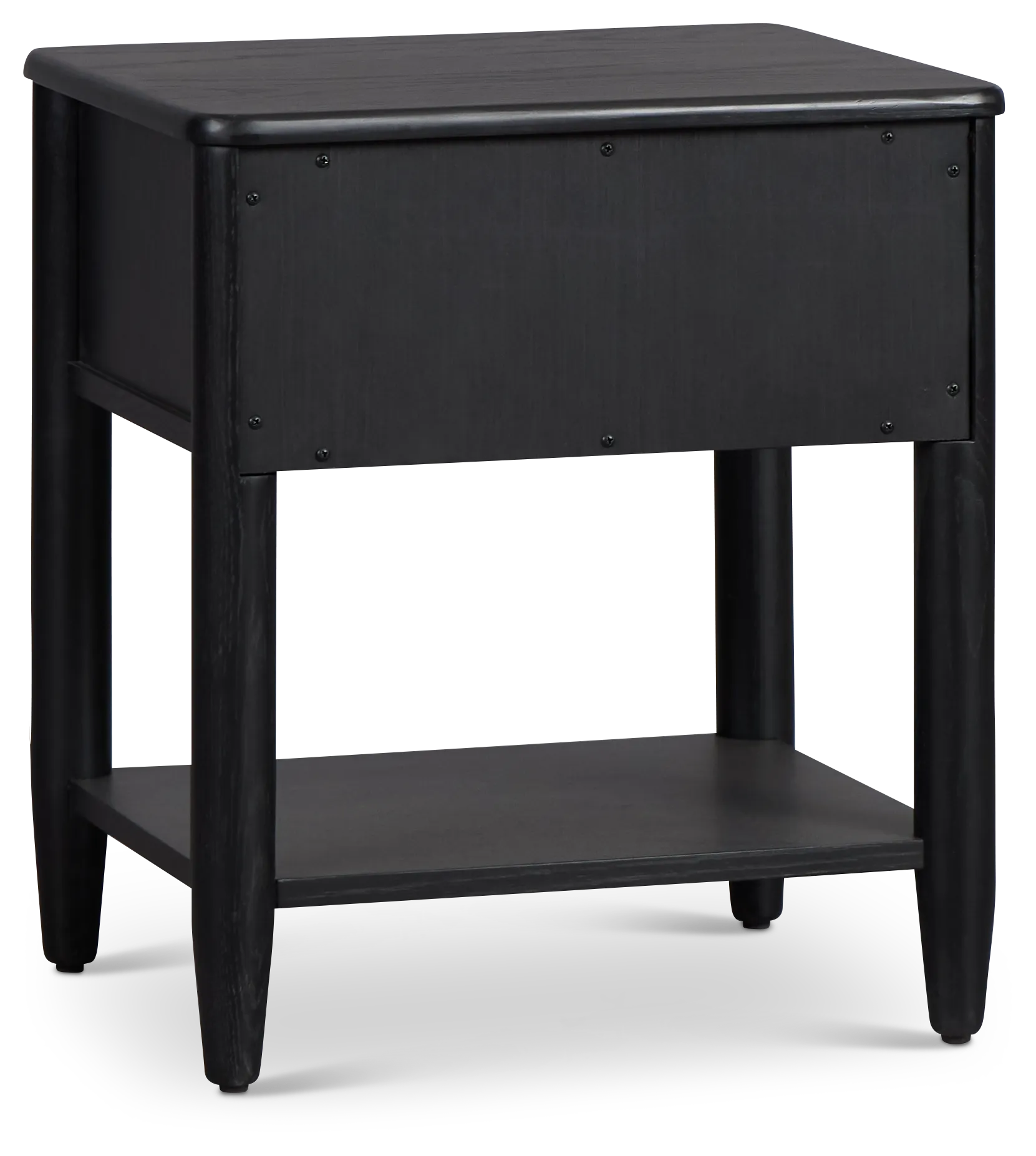 Stockton Black Small Drawer Nightstand