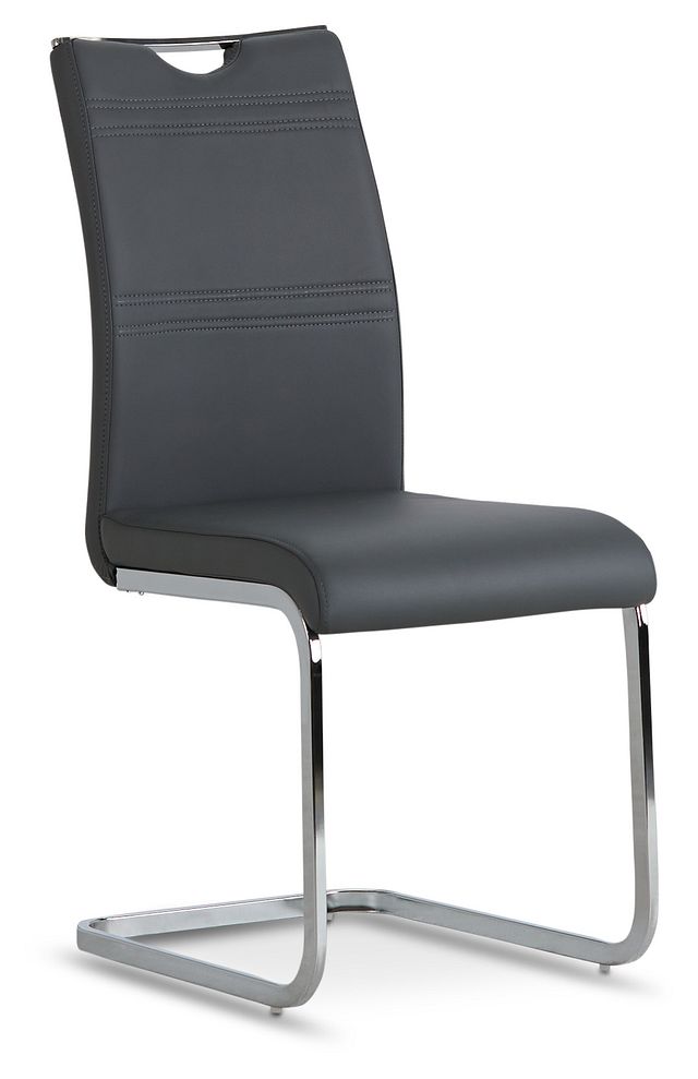 Treviso Gray Upholstered Side Chair