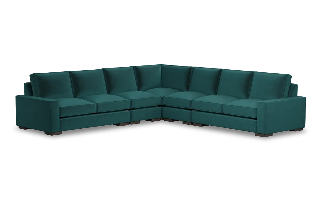 Edgewater Joya Teal Large Two-arm Sectional