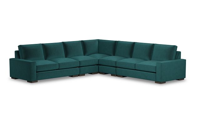 Edgewater Joya Teal Large Two-arm Sectional