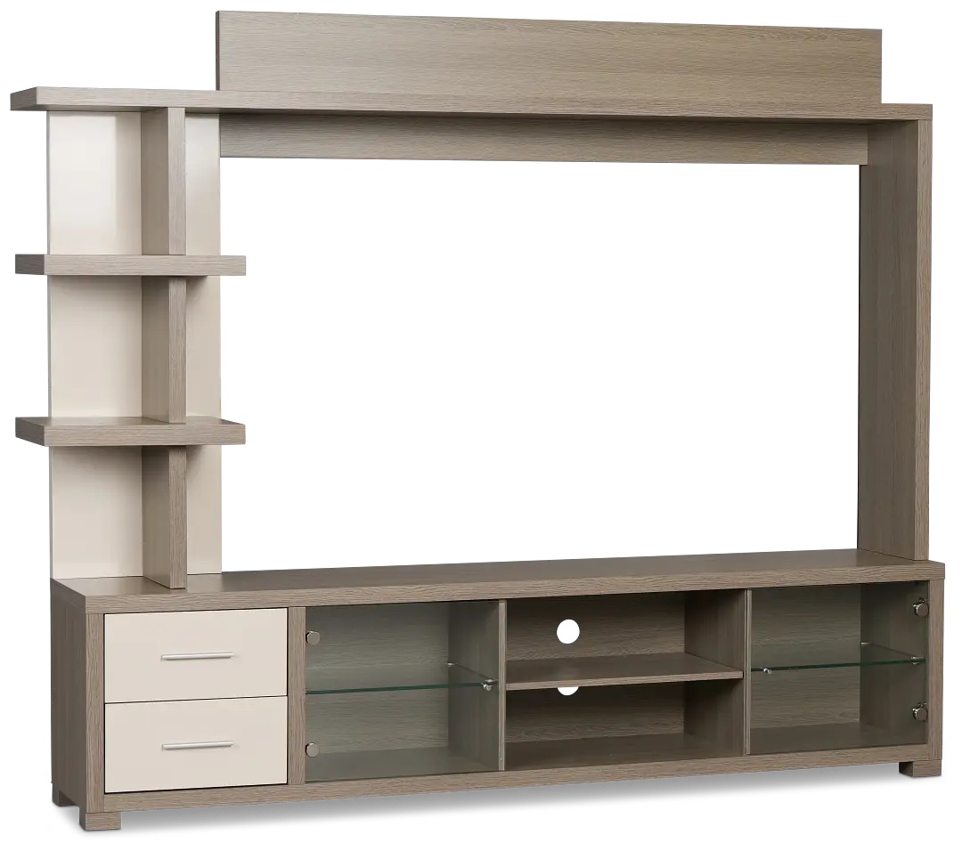 Evanston Gray Entertainment Wall Evanston Gray Entertainment Wall