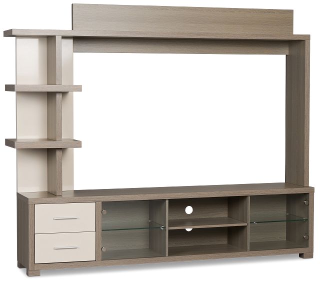 Evanston Gray Entertainment Wall